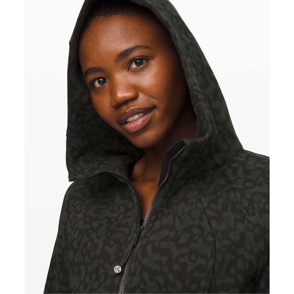 Lululemon Scuba Hoodie Light Cotton Fleece Formation Camo Evergreen Multi - Picture 13 of 15